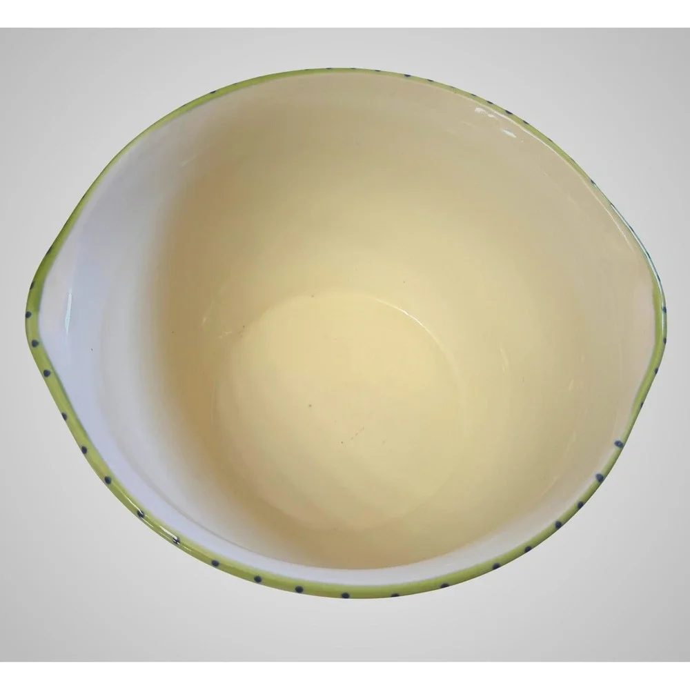 Pfaltzgraff Secrets of Pistoulet Mixing Bowl Set Jana Kolpen Yellow Orange 2pc